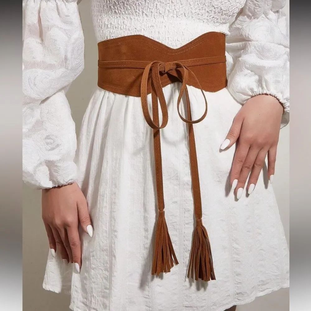 Elegant Brown Waist Belt S127